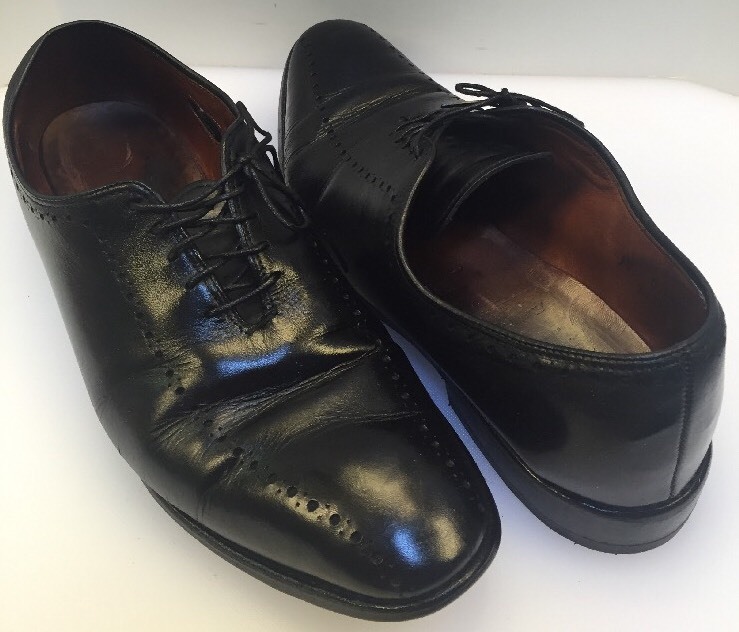 Allen Edmonds Hastings Black Leather Oxfords Balmoral Shoe  display picture 1