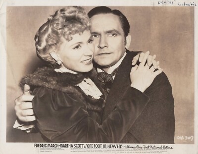 Martha Scott + Fredric March in One Foot in Heaven (1941) Vintage WB