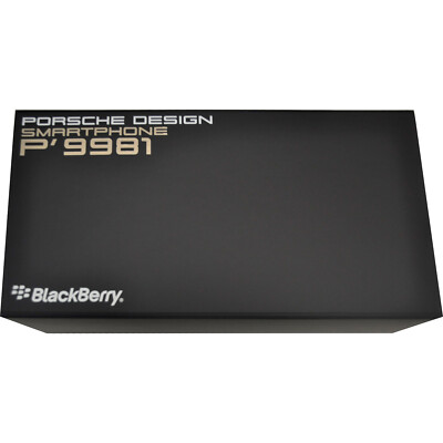 BlackBerry Porsche Design P`9981 3G Platinum 8GB QWERTY+Arabic Unlocked NEW
