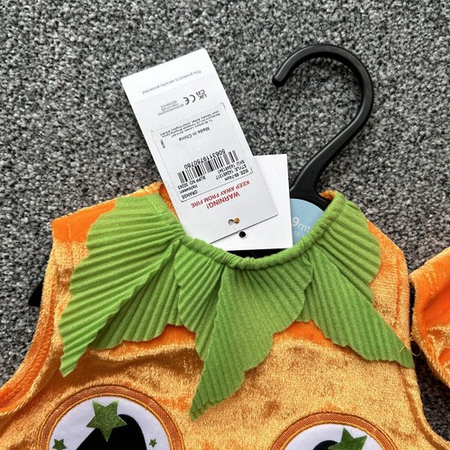 Babies 3 Piece Halloween Pumpkin Set age 6-9 Months. Brand New With Tags - Picture 7 of 8