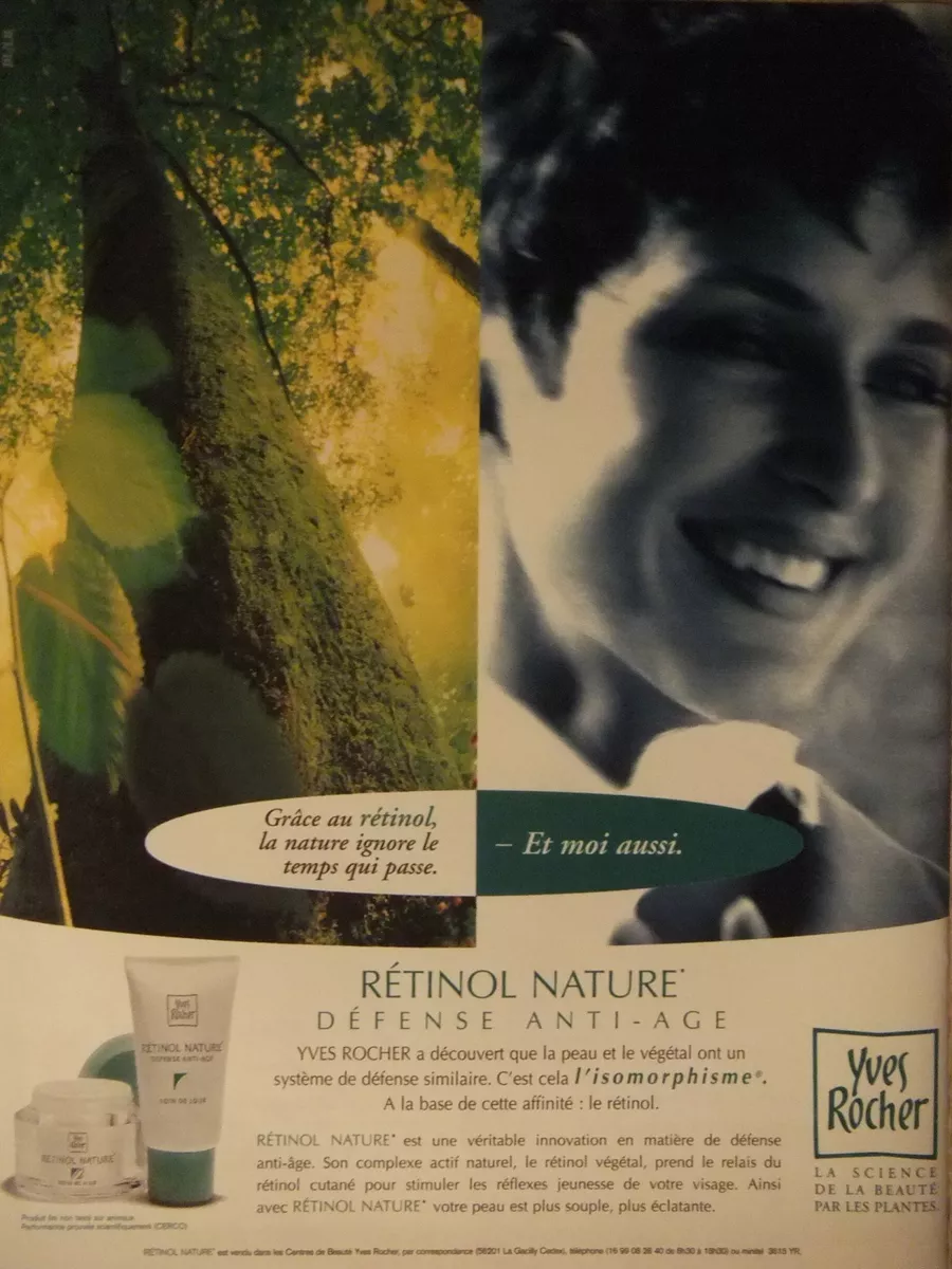 PUBLICITÉ 1994 YVES ROCHER RÉTINOL NATURE - ADVERTISING | eBay