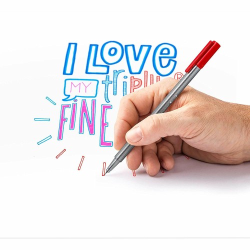 Staedtler Triplus Fineliner 0.3mm Brilliant Colours Ink Pen Metal Tin 50 Colors - 第 5/8 張圖片