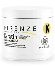 FIRENZE  KERATIN  MASK TREATMENT,  DAMAGE HAIR KERATIN /PANTHENOLO FREE SHIPPING