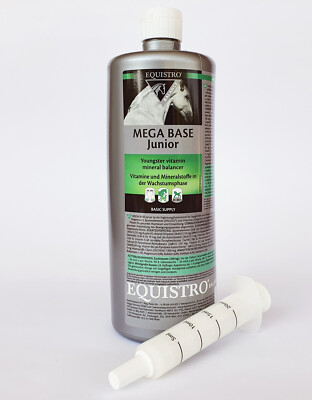 Equistro  Mega Base Junior - 1000 ml von Vetoquinol - inkl. Eingabespritze