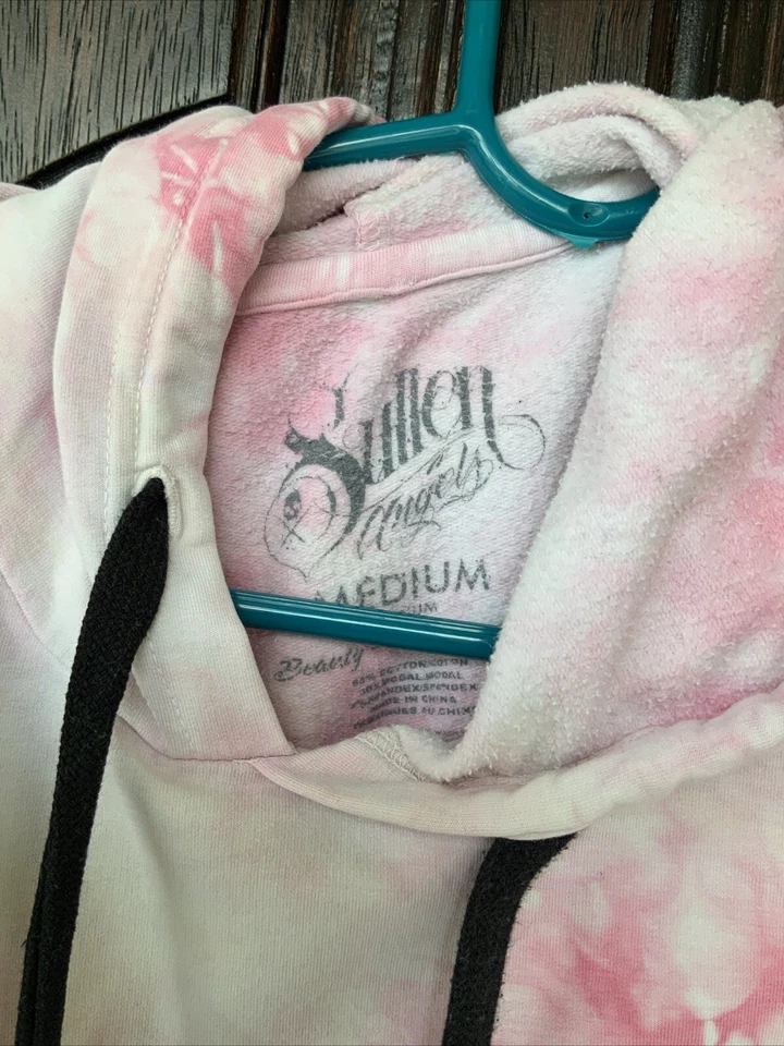 Sullen Art Collective Pink Tie-Die Sweatshirt Medium - Image 4 of 4
