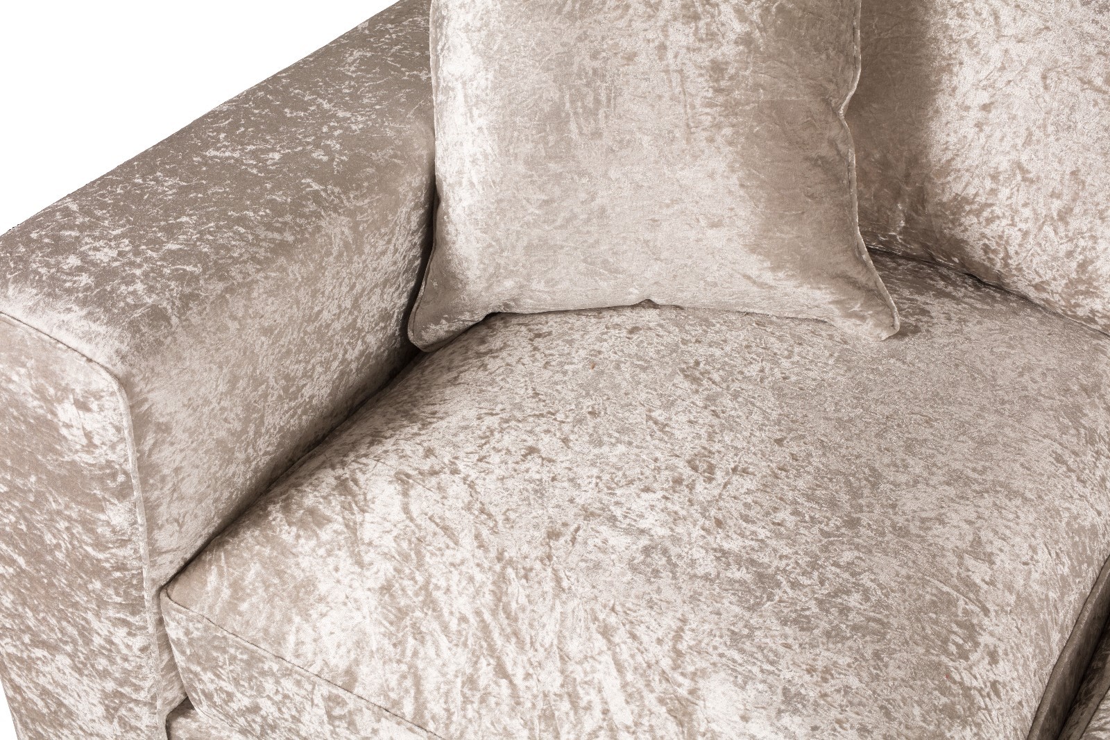 Essex Bling Velvet Silver 3 Seater Sofa ExDisplay eBay