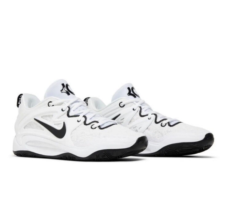 Nike Kevin Durant KD 15 TB White Black Speckled Basketball sneakers size 10.5 Nike KD 15 TB White Black Speckled Oreo Mens Basketball  main image 3