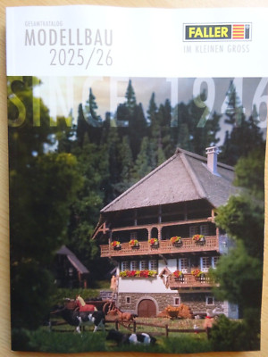 Katalog 2025/26 Faller Eisenbahn H0 N Z Spur 1 Pola Figuren Car System  Zubehör
