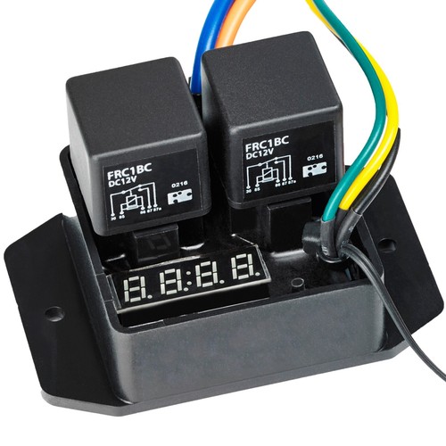ADJUSTABLE ELECTRIC FAN CONTROLLER 1/8 NPT TEMP-ERATURE SWITCH 30MM HOSE ADAPTER - Picture 3 of 8