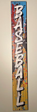 Baseball Sign Room or Party Decor 5 x 36 in.