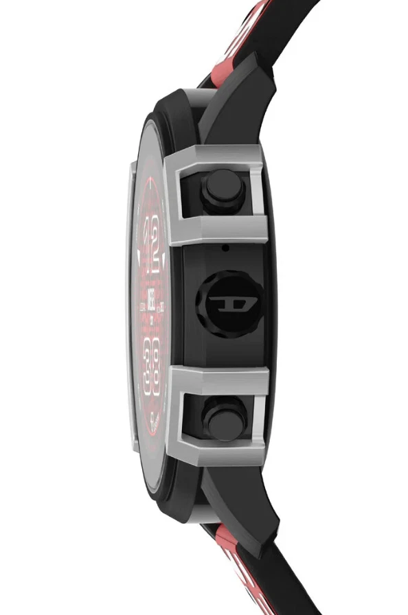 RELOJ INTELIGENTE DIESEL DZT2041 CORREA DE SILICONA ROJA/BLANCA GEN 6 PARA HOMBRE Foto 3 de 4