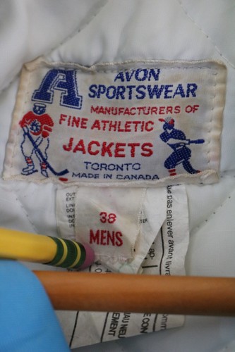 Chaqueta Charlie Entrenador Canadá Asociación de Hockey Coloniales Años 80 De Colección Para Hombre 38 - Imagen 3 de 17