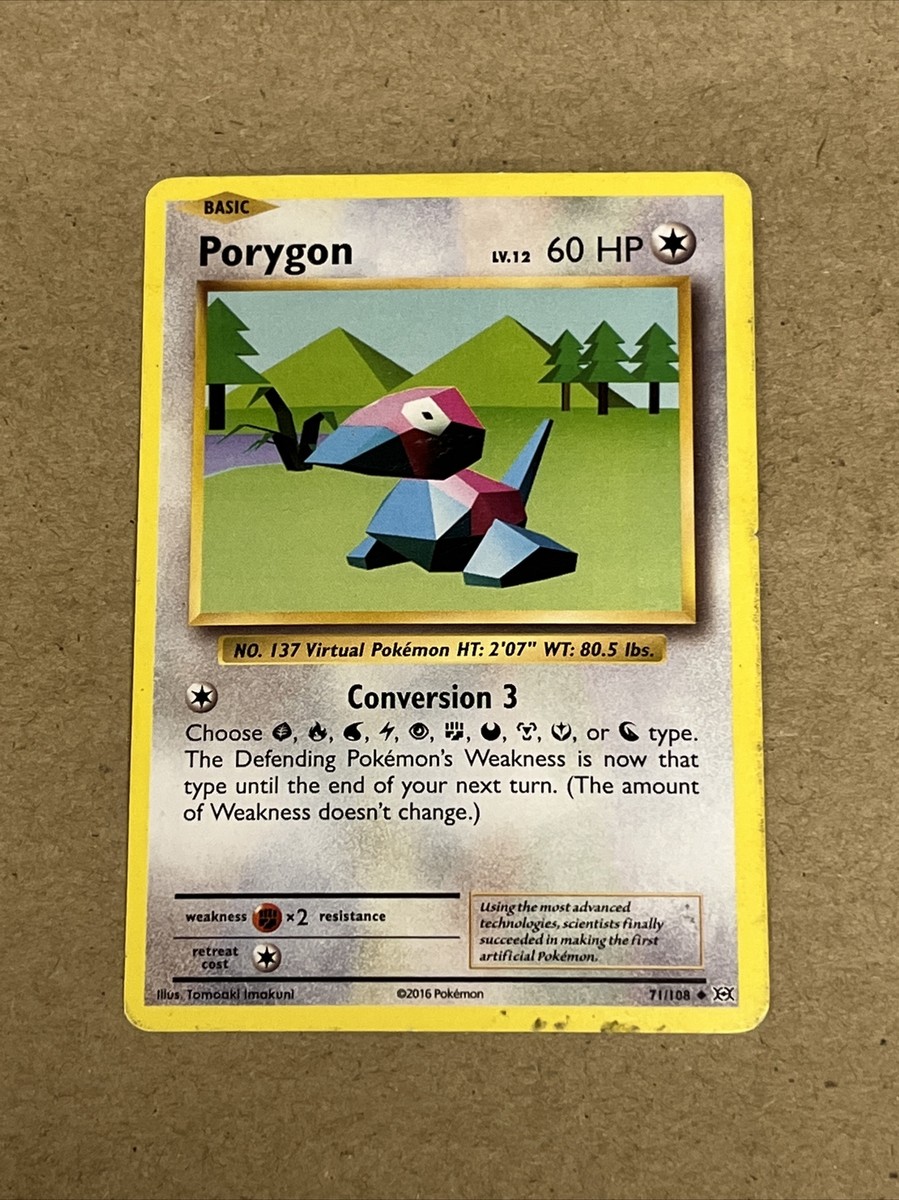 Pokemon Porygon 71/108 XY Evolutions | eBay