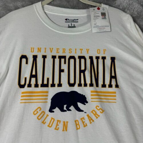 University Cal CALIFORNIA BERKELEY Golden Bears Champion Shirt Large RARE