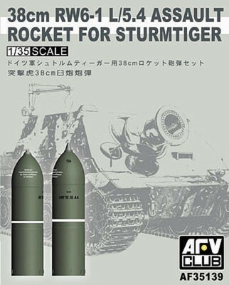38Cm Rw6-1 L/5.4 Assault Rocket For Sturmtiger 1-35 Afv Club (4716965351397)