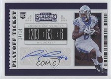 2019 Contenders Draft Picks Playoff Ticket 14/18 Lonnie Johnson Jr #309 Auto ni4
