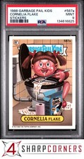 1988 GARBAGE PAIL KIDS STICKERS #587a CORNELIA FLAME SERIES 15 PSA 9