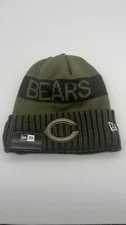 NWT 2025 NFL Salute to Service Chicago Bears New Era Knit Cuffed Beanie Hat