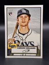 Carson Williams 2026 Topps #25 SSP, RC 1952 Base Card Variations Rookie