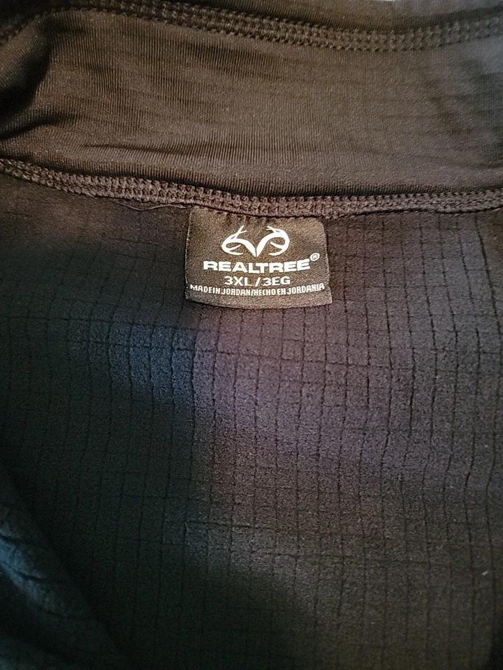 realtree 1/4 zip 3xl Black - Image 3 of 4