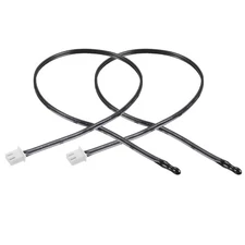 2Pcs 15.7" 10K NTC Thermistor Probe for Air Conditioner Epoxy Temp Sensor