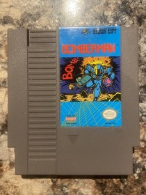 Bomberman NES Nintendo Authentic Tested Working w/ Dust Sleeve (See Video)