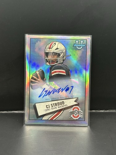 CJ Stroud [Autograph] #52BF-2 2022 Bowman Chrome University 1952 card