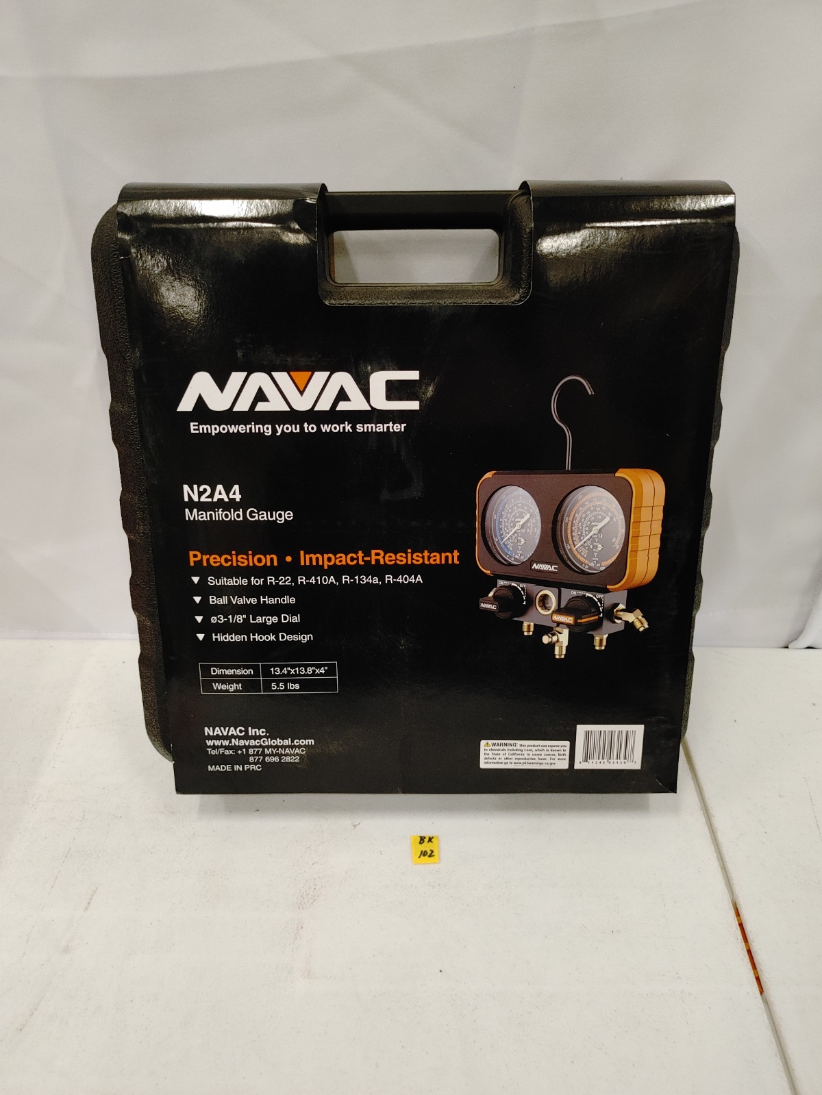 NAVAC N2A4 Manifold Gauges