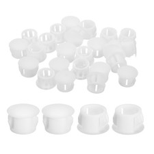 28Pcs 12mm 15/32" Flush Type Panel Round Snap in Fastener, White