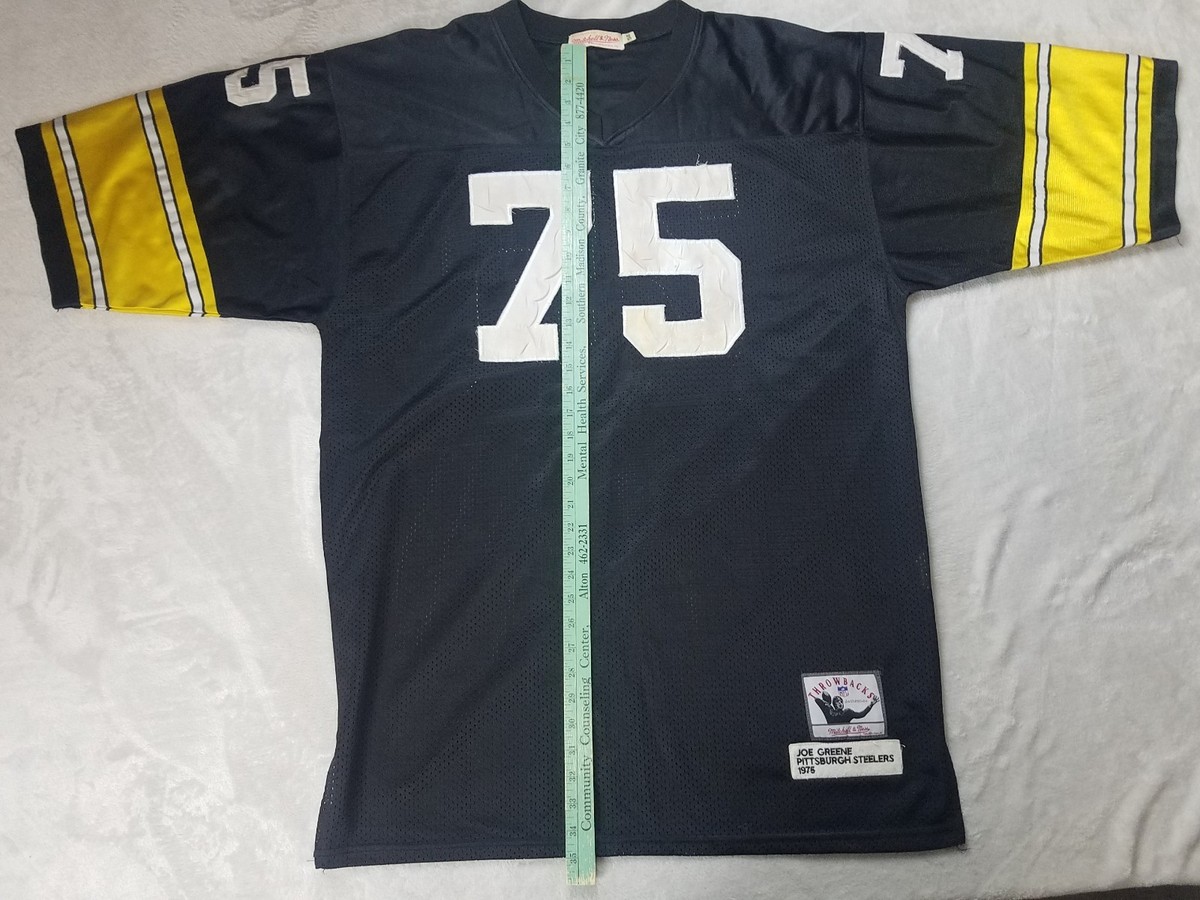 NFL ユニフォーム Mitchell&Ness JOE GREENE #75 Joe Greene #75 Pittsburgh Steelers Football Jersey Mitchell Ness