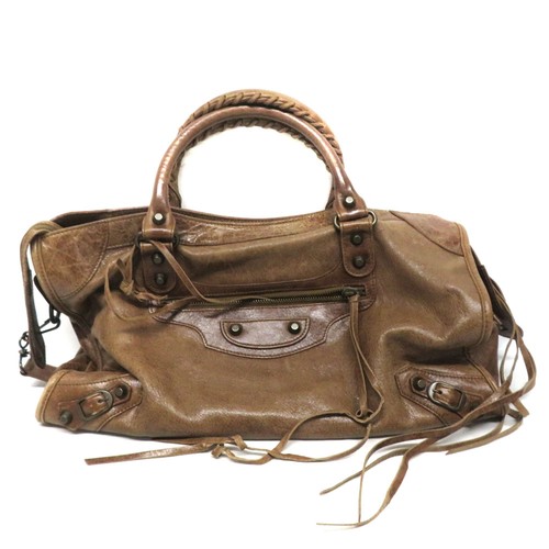 Balenciaga The City 115748 Leather Shoulder Bag Women's #KNB5090