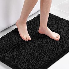 H.VERSAILTEX 20x32 Bath Mat Non-Slip Bathroom Rug Shag Shower Mat