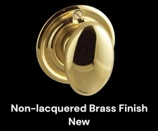 Baldwin Hardware 6756-031 MORTISE Lock Turn Piece Non Lacquered Brass Finish NOS