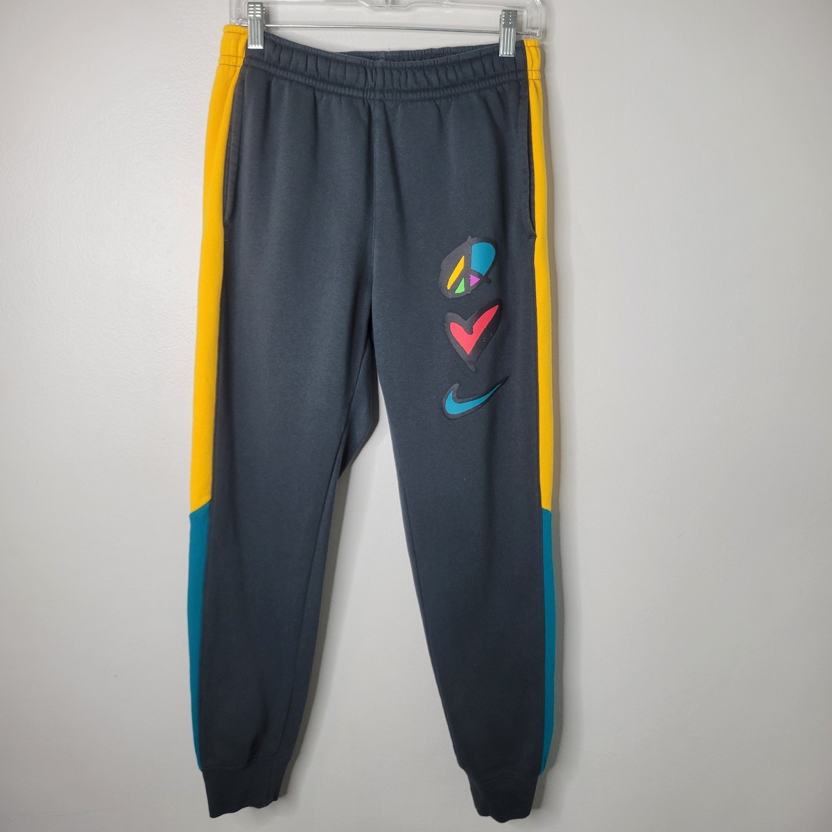 Nike S Peace Love Colorblock 3-Pocket Jogger Style Sweatpants | eBay