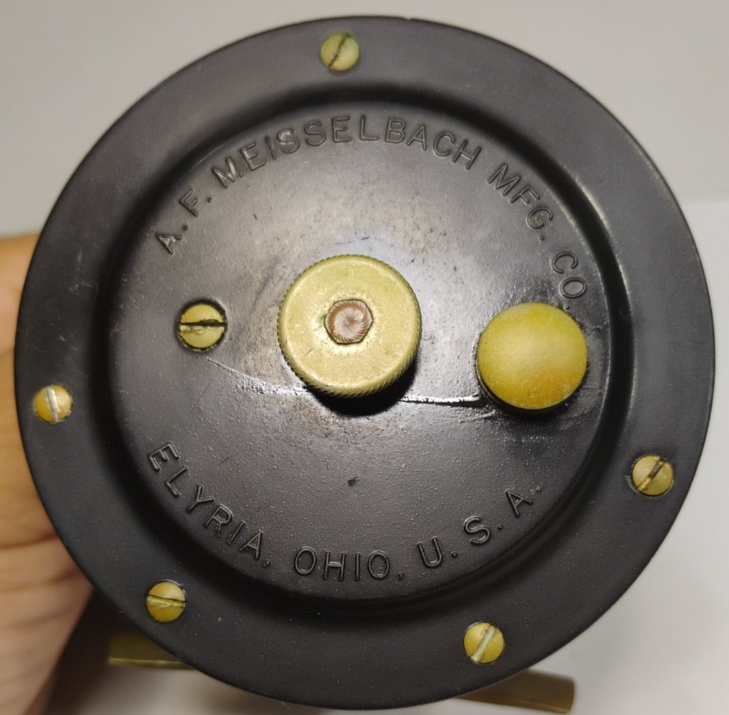 Antique Meisselbach 1922 Triton Reel Elyria OH Early 1900's Bakelite See Desc.