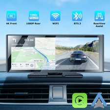 Wireless Carplay Screen for Car 10" Portable Car Touch Screen for Apple Carplay