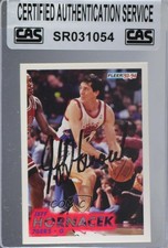 CAS Certified 1993-94 Fleer Jeff Hornacek #158 Sealed Auto 3c7
