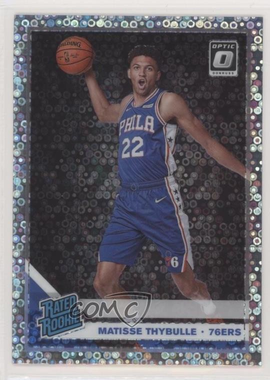 2019 Panini Donruss Optic Rated Fast Break Prizm Matisse Thybulle #192 Rookie RC