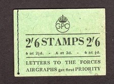 GEORGE VI 2/6 BOOKLET FEBRUARY 1944 Cat &pound;100