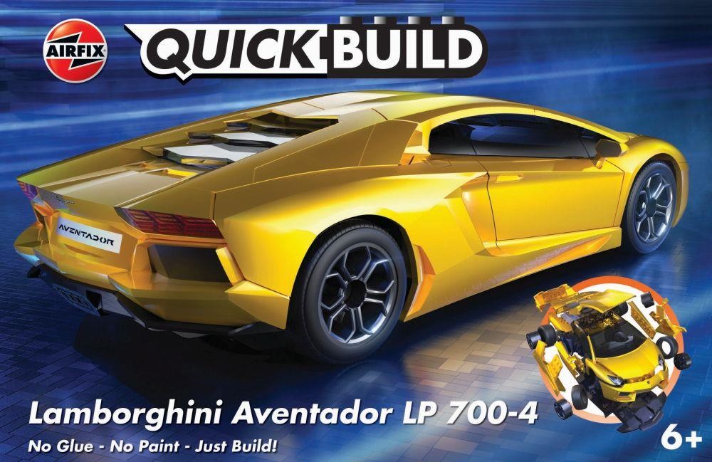 Airfix J6026 QUICKBUILD Lamborghini Aventador Yellow
