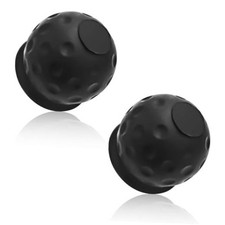 Universal Trailer Ball Cover Trailer Hitch Covers, 2 Inch Rubber 2PCS
