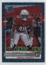 2020 Donruss Optic Rated Rookies Teal Velocity Prizm Isaiah Simmons Rookie RC