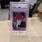 Topps 2025 Bowman Mike Trout #1 Pink /175 Los Angeles Angels PSA 9