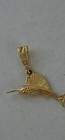 Vintage 10k Yellow Gold Needle Nose Fish Pendant/Charm  2.3 Grams — photo 2
