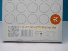 EKWB EK-FC R9-285 Backplate Black Full Cover Anodized Aluminum GPU Cooling New