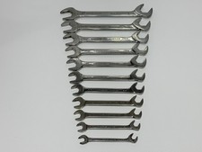 Matco Tools Usa 11pc Woea 38-1 Sae Polished 4-way Open-end Angle Wrench Set Matco Tools Usa 11pc Woea 38-1 Sae Polished 4-way Open-end Angle Wrench Set