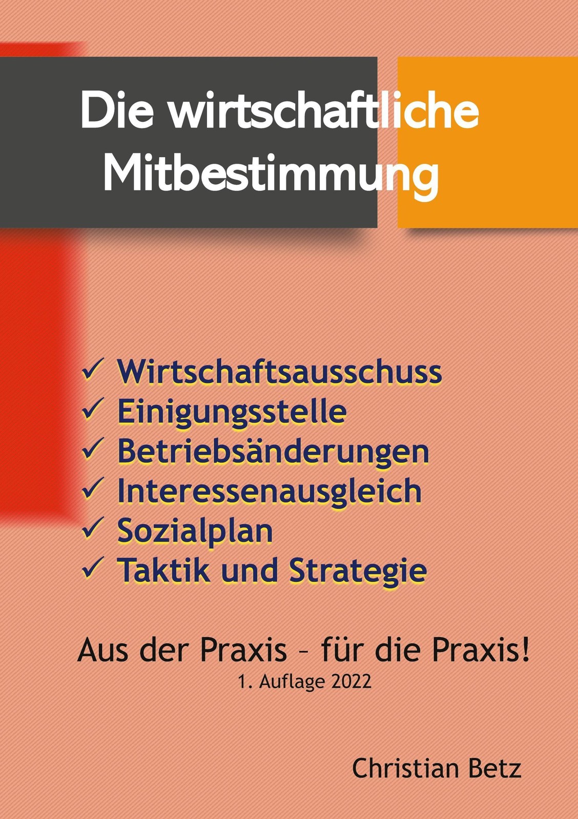 Betriebsrat und wirtschaftliche Mitbestimmung Christian Betz