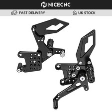 NICECNC Motorcycle Rearsets Footrest Foot Pegs For Suzuki SV650 SV650S 1999-2011