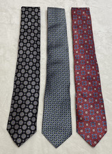 Jos A Bank Tie Executive Collection 100 Silk Lot of 3 Neck Ties