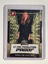 Drea De Matteo 2025 Leaf Metal Pristine Auction 1/1 Pre-Production Proof